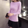 Damaris | Women's Crew Neck Knit Elegant Top