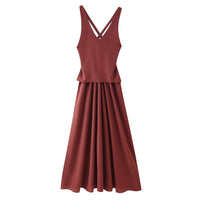 Damiana | Women's V-Neck Elegant Maxi Dress in Kleid