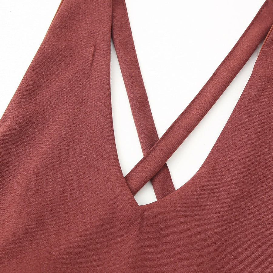 Damiana | Women's V-Neck Elegant Maxi Dress in Kleid