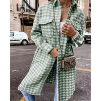 Damiane | Women's Oversized Jacket in Green
