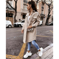 Damiane | Women's Oversized Jacket in Khaki