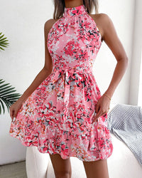 Danaelle | Women's Floral Dress in Pink