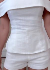 Danica | Women's Strapless Style Top Short Pants Two-Piece Set