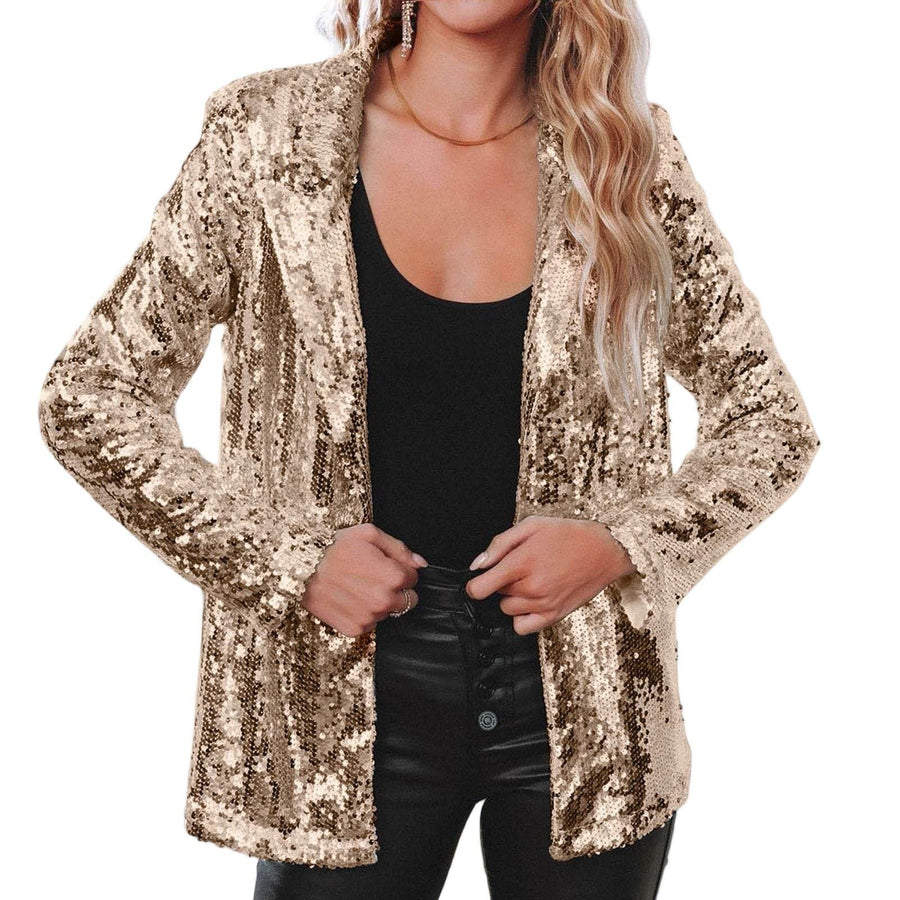 Daniela | Women's Elegant Blazer in Gold