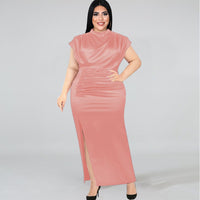 Darcey | Women's V-Neck Slit Elegant Chic Maxi Dress