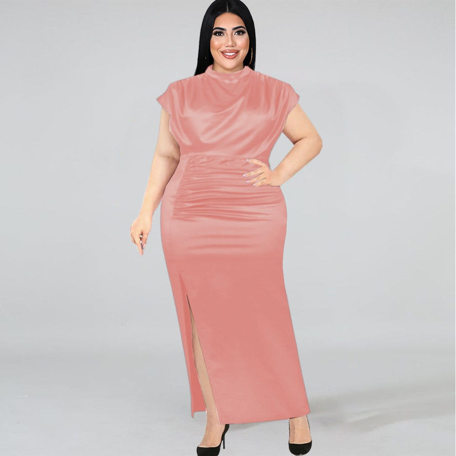 Darcey | Women's V-Neck Slit Elegant Chic Maxi Dress