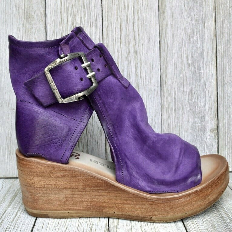 Davina | Women's Buckle Strap Wedge Style Sandals