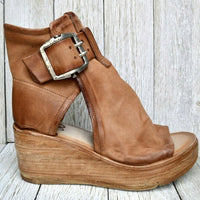 Davina | Women's Buckle Strap Wedge Style Sandals