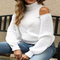 Deirdre | Women's Modern Sweater in White