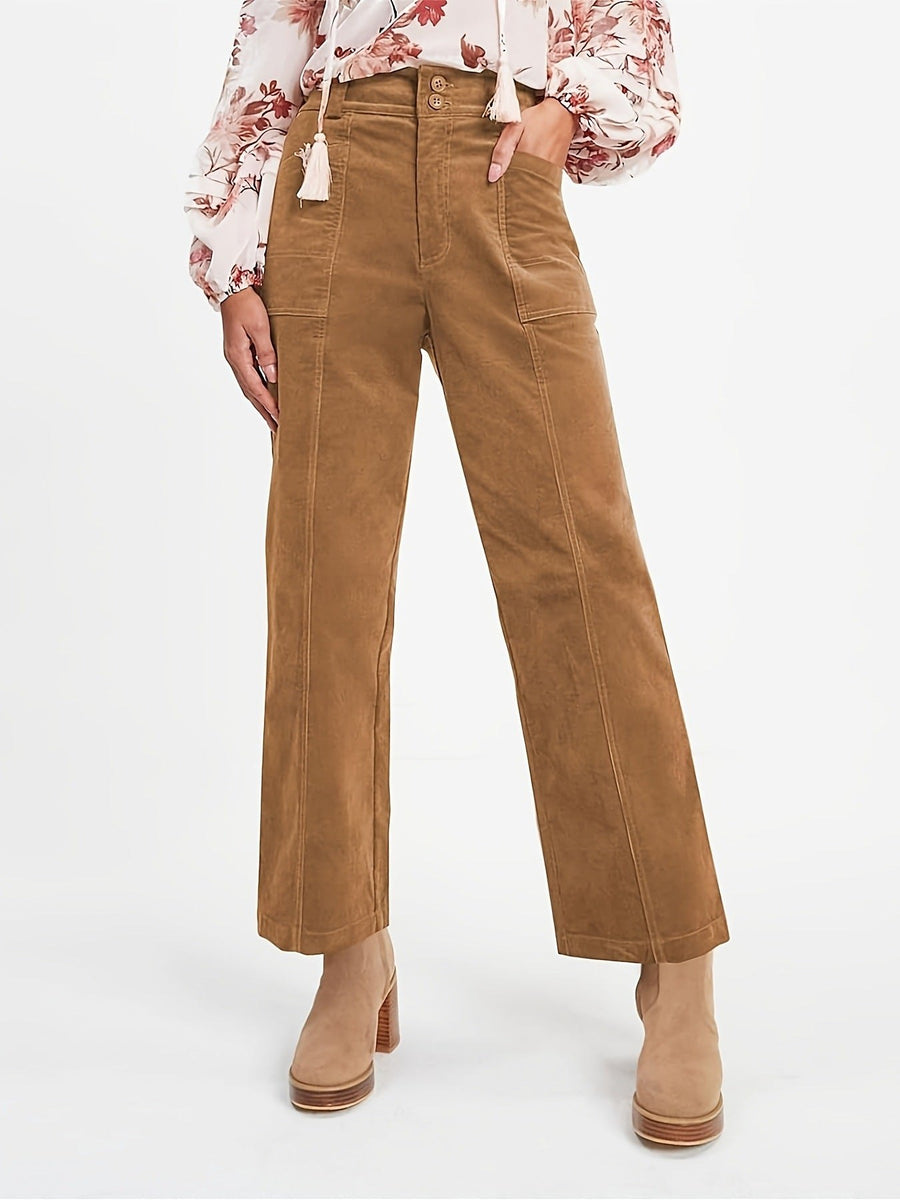 Delilah | Women's Pants – Dress Pants in Caramel