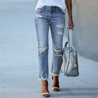 Delphine | Women's Fashionable Jeans in Light Blue