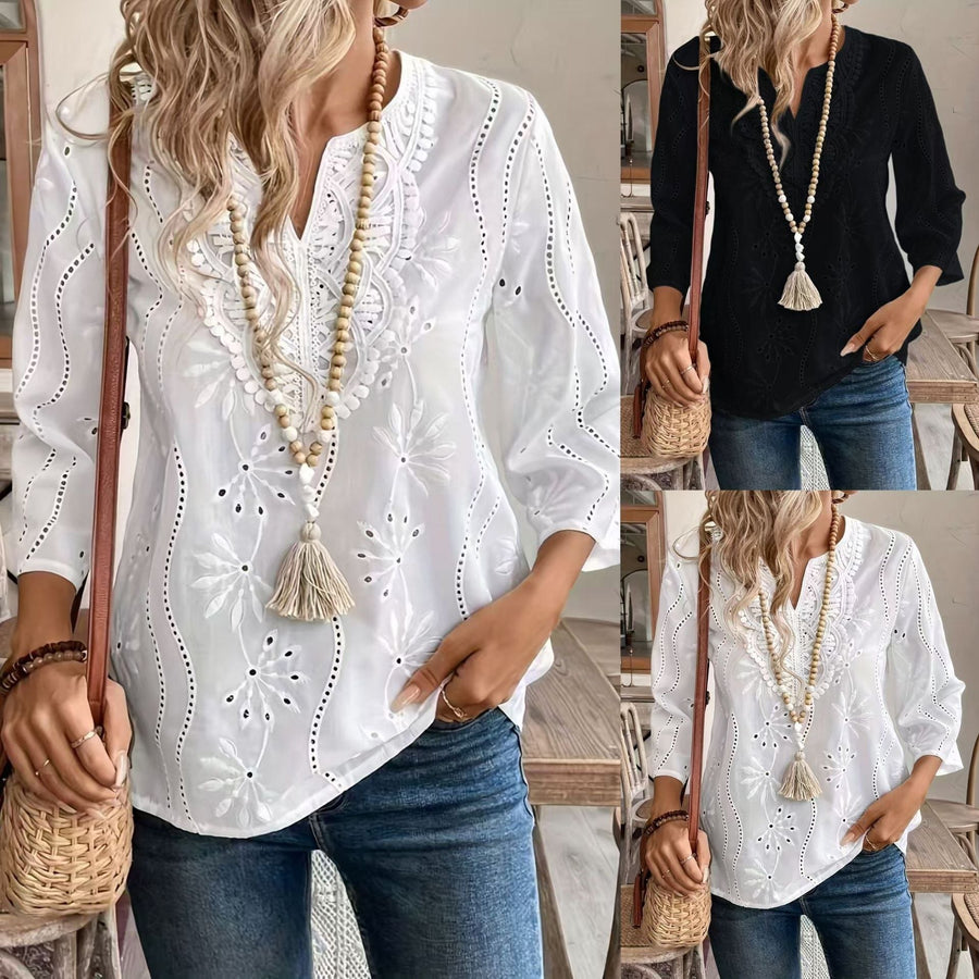 Demelza | Women's Floral Elegant Blouse