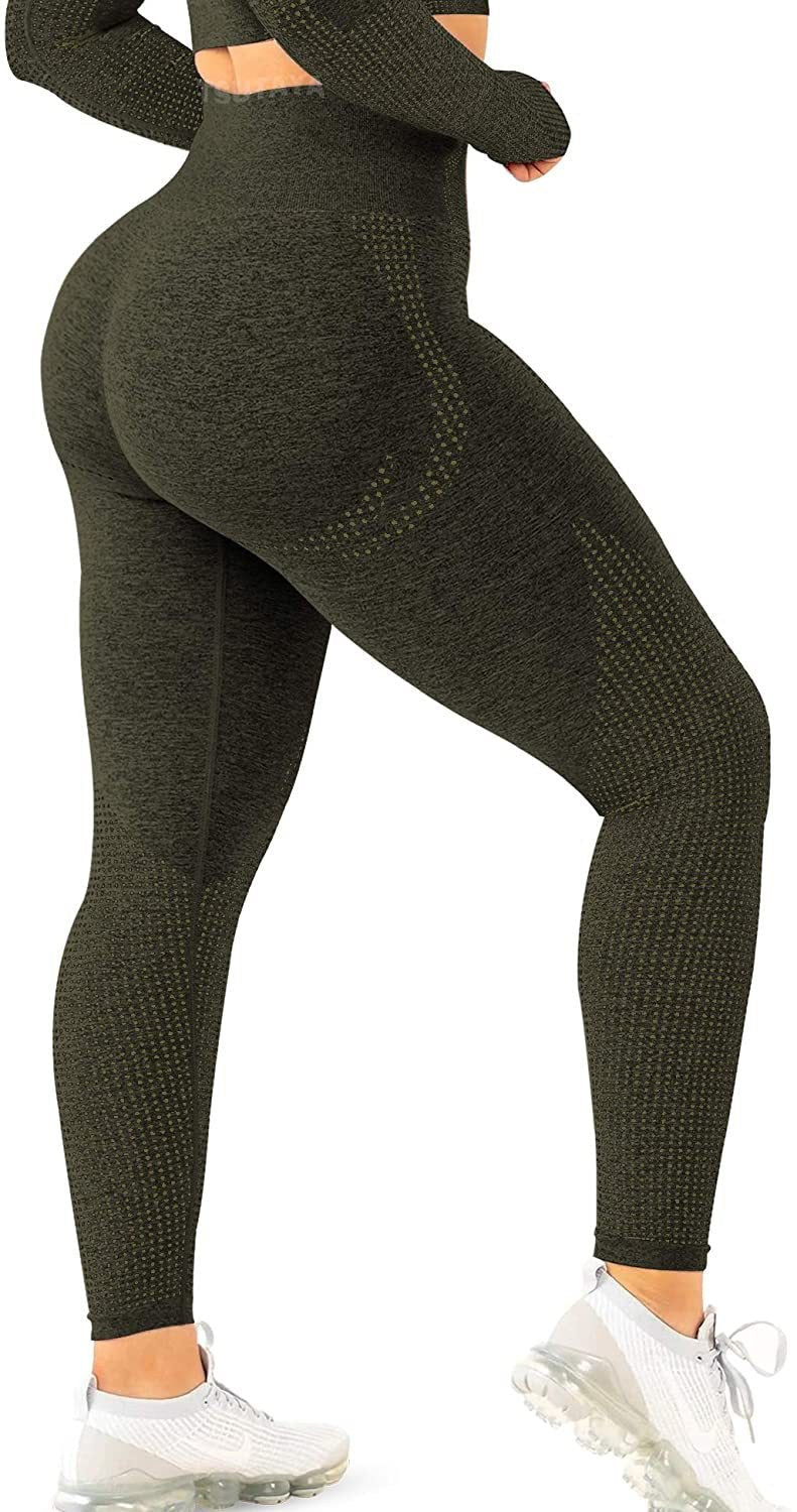 Desiree | Women's Textured Leggings in Black