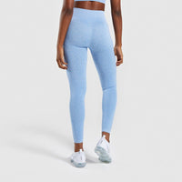 Desiree | Women's Textured Leggings in Blue