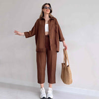 Despina | Women's Comfortable Casual Shirt in Brown