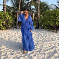 Diantha | Women's Ruffle Elegant Maxi Dress in Kleid