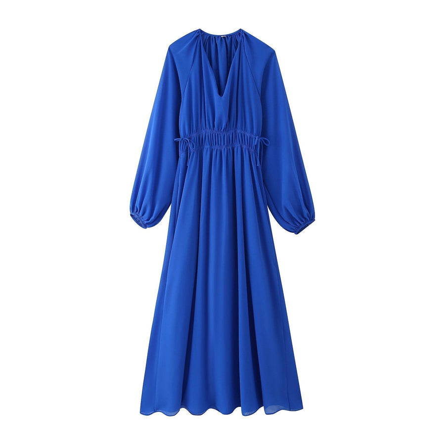 Diantha | Women's Ruffle Elegant Maxi Dress in Kleid