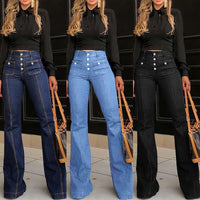 Didiane | Women's Button Detail Tailored Jeans