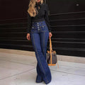 Didiane | Women's Button Detail Tailored Jeans