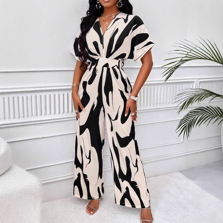 Dilys | Women's Belted Elegant Jumpsuit