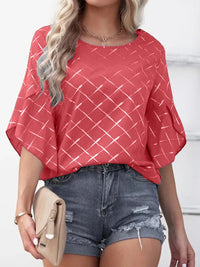 Dilys | Women's Elegant Top in Red