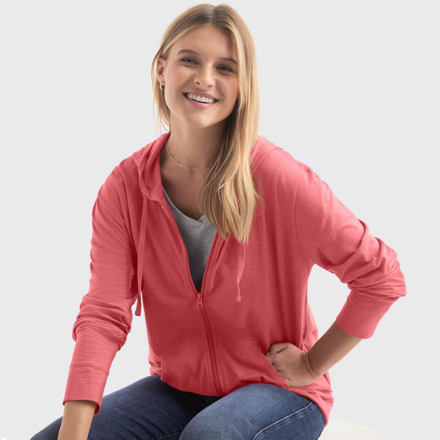 Dinah | Women's Hooded Jacket in Pink