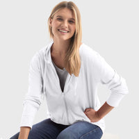 Dinah | Women's Hooded Jacket in White