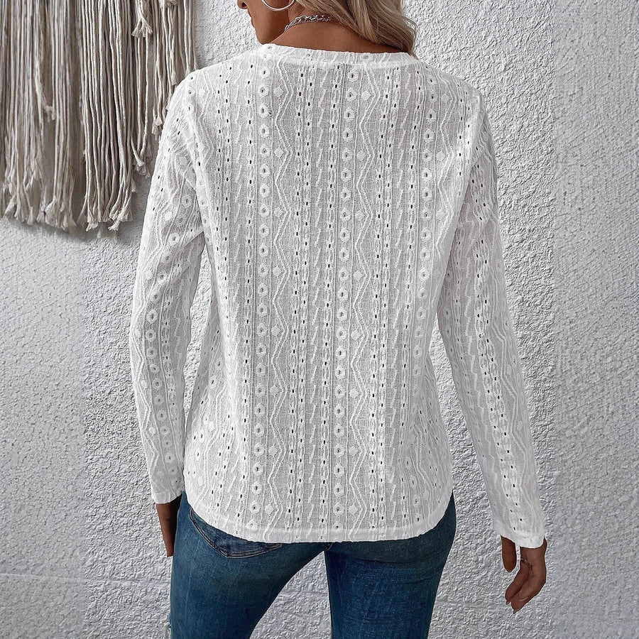 Dinah | Women's Elegant Blouse in White