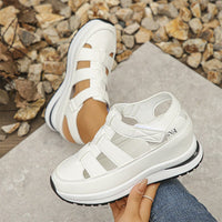 Dinah | Women's Closed Toe Strap Design Sandals in White
