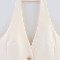Dolores | Women's Elegant Blazer in Beige