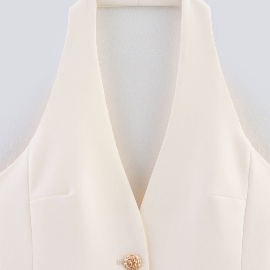 Dolores | Women's Elegant Blazer in Beige