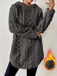 Dolores | Women's Hooded Soft Fashionable Hoodie in Dark Gray