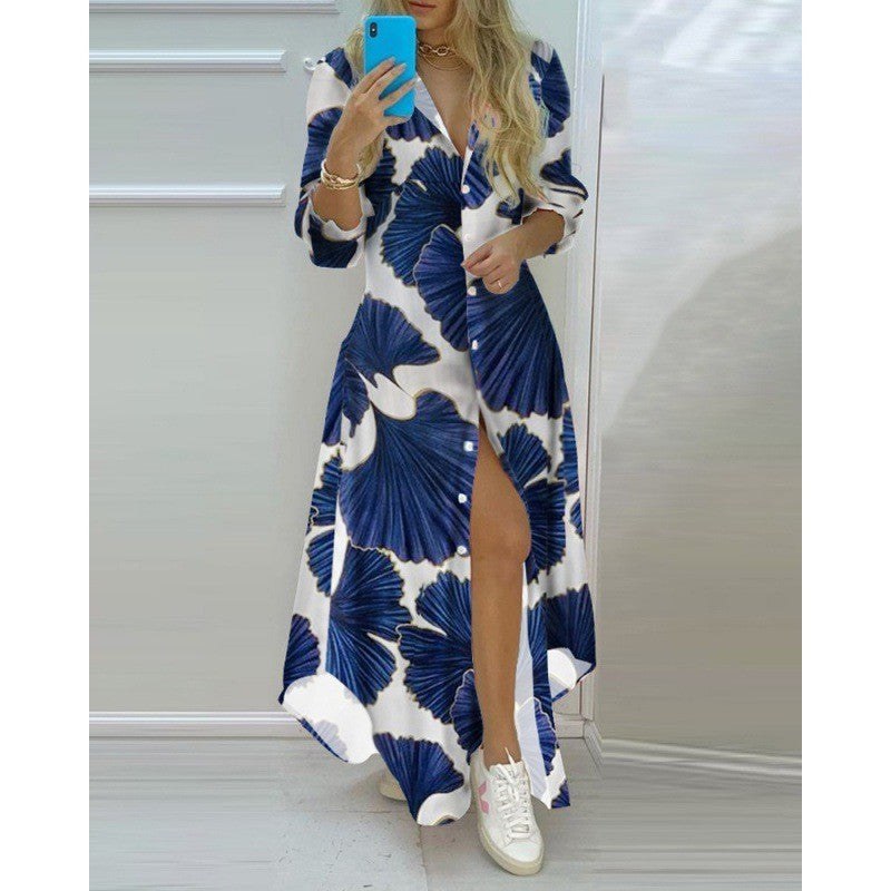 Dominique | Women's Dress – Casual Dress in Dark Blue