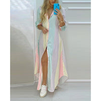 Dominique | Women's Dress – Casual Dress in Gestreift