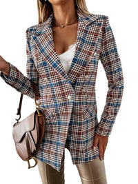 Dominique | Women's Button-Front Elegant Blazer