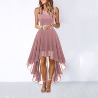 Donatella | Women's Sleeveless Wedding Guest Dress in Pink