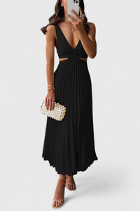 Doriane | Women's Sleeveless Pleated Wedding Guest Dress