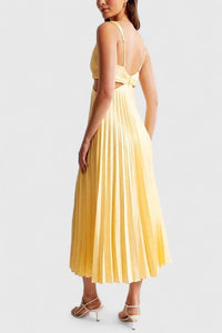Doriane | Women's Sleeveless Pleated Wedding Guest Dress