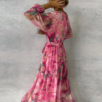 Dorienne | Women's Wrap Floral Wedding Guest Dress