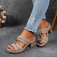 Dorothea | Women's Cutout Strap Wedge Shoes Sandals
