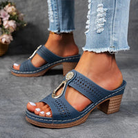 Dorothea | Women's Cutout Strap Wedge Shoes Sandals