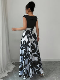 Drucilla | Women's A-Line V-Neck Wedding Guest Maxi Dress