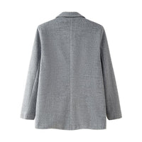 Dulcie | Women's Pockets Elegant Blazer in Gray