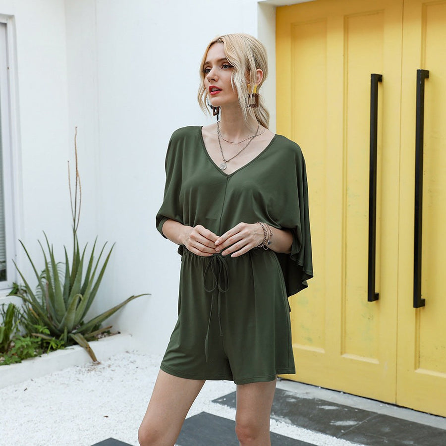 Eadburga | Women's Jumpsuit in Marine Blue