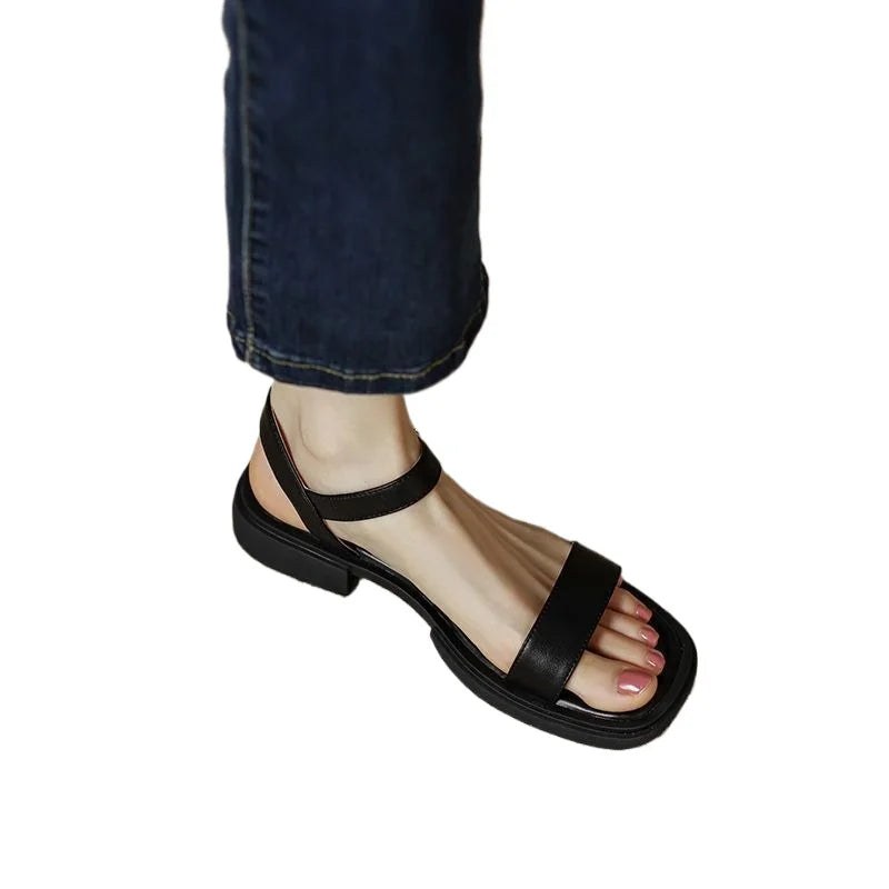 Ebba | Women's Flat Open Toe Strap Sandals
