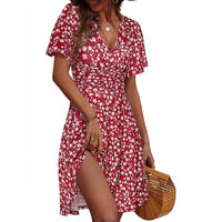 Ebba | Women's Short Sleeve Floral Summer Dress