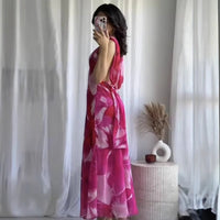 Ebbaline | Women's Floral Chic Maxi Dress in Kleid
