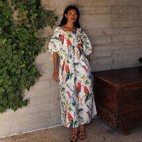 Edelweiss | Women's Floral Maxi Dress in Multicolor