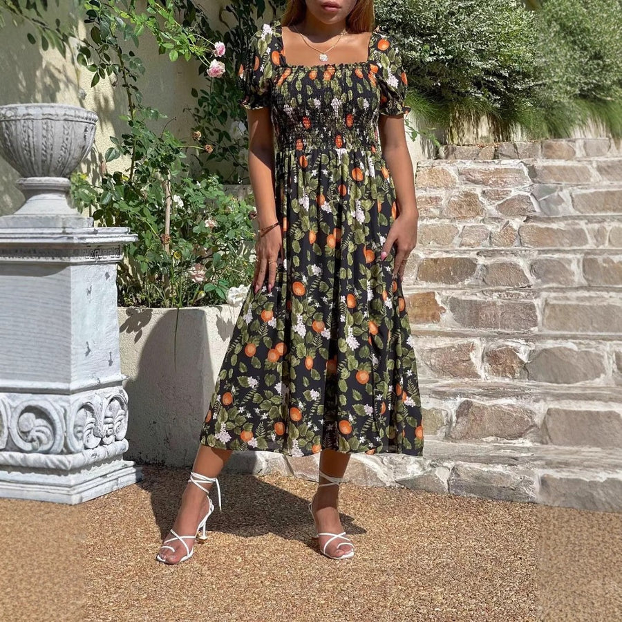 Edeva | Women's Floral Maxi Dress in Multicolor
