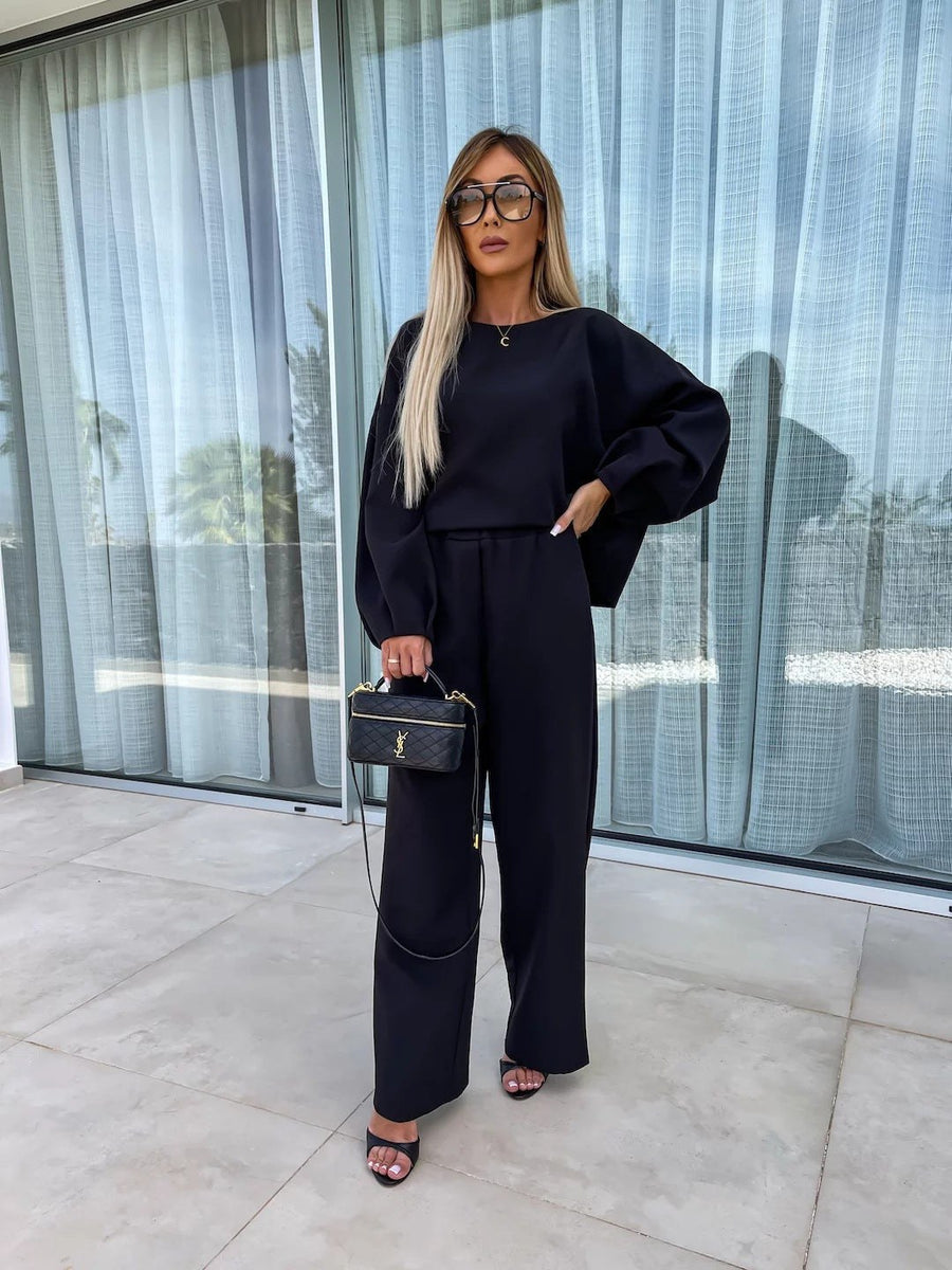 Edith | Women's Elegant Blouse in Black